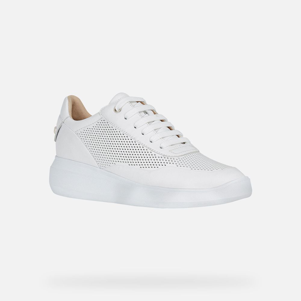 Tenis Geox Senhora Branco - Rubidia - CNRFM2159